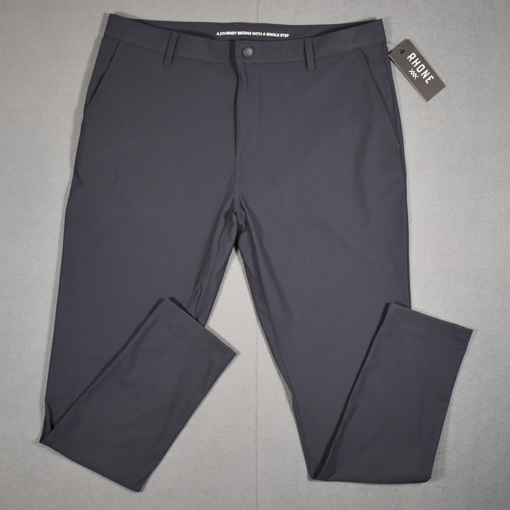 Rhone Commuter Pant Skinny Men's 36-33 Hemmable "True" Navy Skinny Fit NWT
